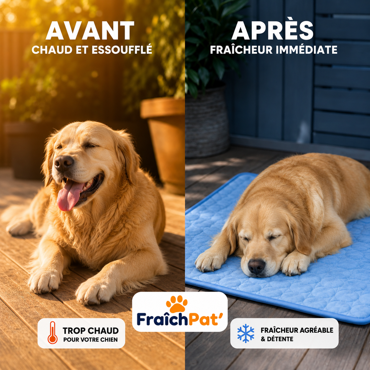 FraîchPat'™️ Confort Total — Tapis Rafraîchissants + Cadeaux Offerts